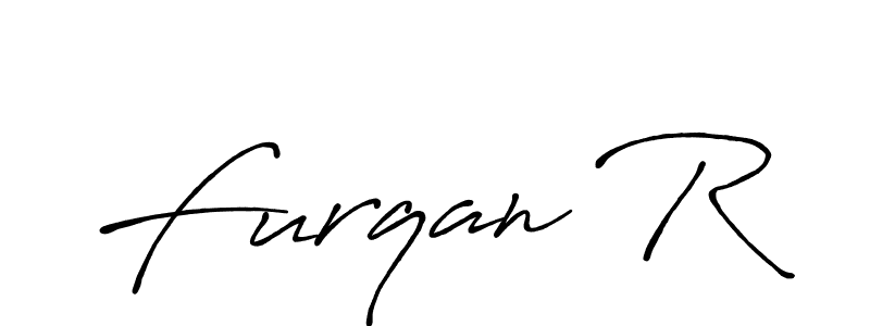 It looks lik you need a new signature style for name Furqan R. Design unique handwritten (Antro_Vectra_Bolder) signature with our free signature maker in just a few clicks. Furqan R signature style 7 images and pictures png