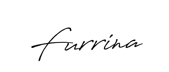 Use a signature maker to create a handwritten signature online. With this signature software, you can design (Antro_Vectra_Bolder) your own signature for name Furrina. Furrina signature style 7 images and pictures png