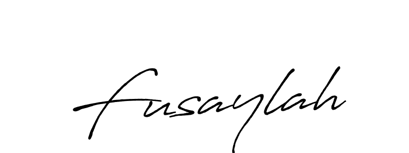 Fusaylah stylish signature style. Best Handwritten Sign (Antro_Vectra_Bolder) for my name. Handwritten Signature Collection Ideas for my name Fusaylah. Fusaylah signature style 7 images and pictures png