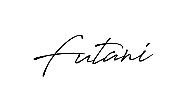 Design your own signature with our free online signature maker. With this signature software, you can create a handwritten (Antro_Vectra_Bolder) signature for name Futani. Futani signature style 7 images and pictures png