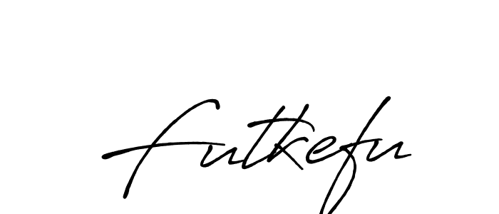 Use a signature maker to create a handwritten signature online. With this signature software, you can design (Antro_Vectra_Bolder) your own signature for name Futkefu. Futkefu signature style 7 images and pictures png