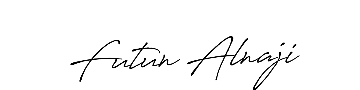 if you are searching for the best signature style for your name Futun Alnaji. so please give up your signature search. here we have designed multiple signature styles  using Antro_Vectra_Bolder. Futun Alnaji signature style 7 images and pictures png