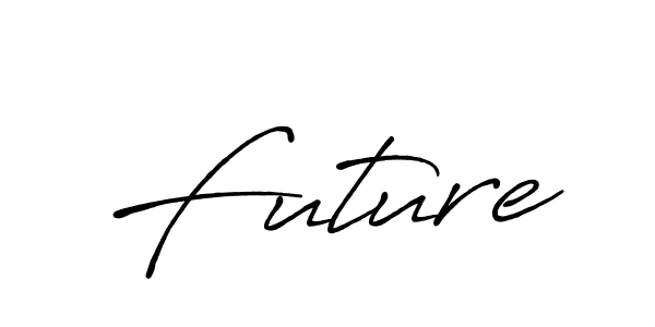 Design your own signature with our free online signature maker. With this signature software, you can create a handwritten (Antro_Vectra_Bolder) signature for name Future. Future signature style 7 images and pictures png