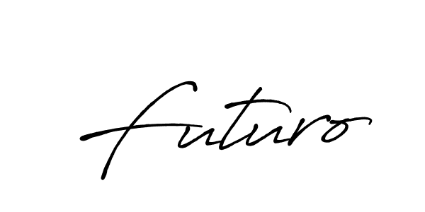 Create a beautiful signature design for name Futuro. With this signature (Antro_Vectra_Bolder) fonts, you can make a handwritten signature for free. Futuro signature style 7 images and pictures png