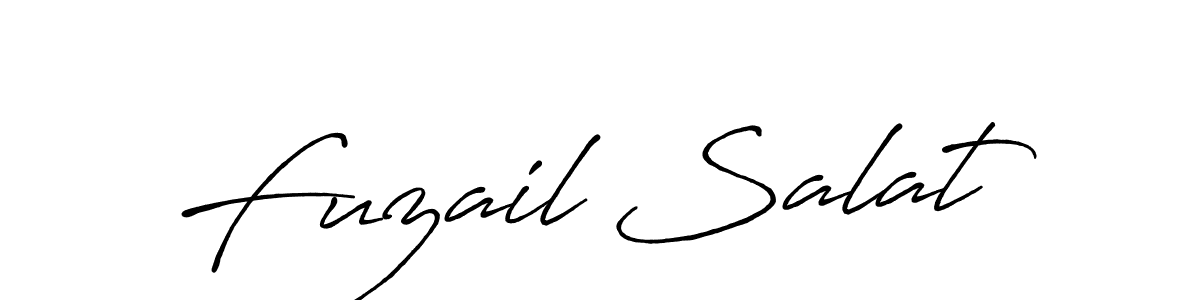 How to Draw Fuzail Salat signature style? Antro_Vectra_Bolder is a latest design signature styles for name Fuzail Salat. Fuzail Salat signature style 7 images and pictures png