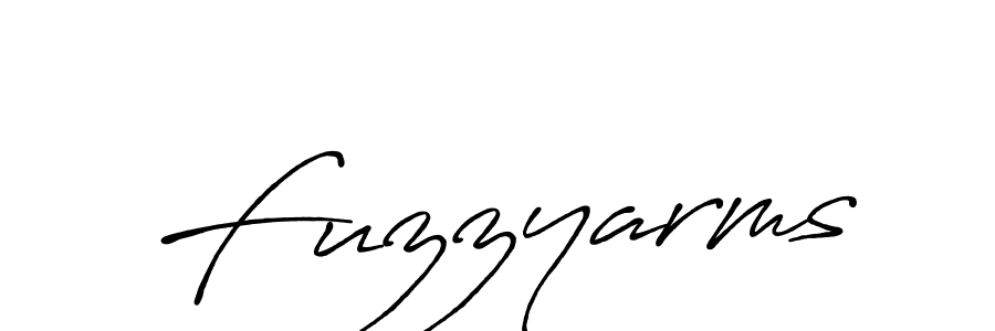How to make Fuzzyarms signature? Antro_Vectra_Bolder is a professional autograph style. Create handwritten signature for Fuzzyarms name. Fuzzyarms signature style 7 images and pictures png