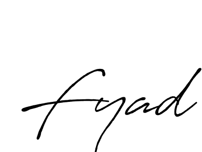 It looks lik you need a new signature style for name Fyad. Design unique handwritten (Antro_Vectra_Bolder) signature with our free signature maker in just a few clicks. Fyad signature style 7 images and pictures png