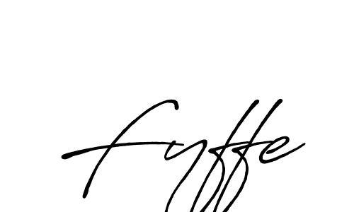 Also You can easily find your signature by using the search form. We will create Fyffe name handwritten signature images for you free of cost using Antro_Vectra_Bolder sign style. Fyffe signature style 7 images and pictures png