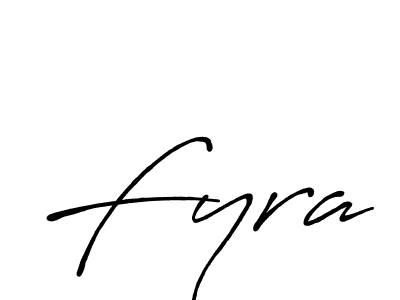 Similarly Antro_Vectra_Bolder is the best handwritten signature design. Signature creator online .You can use it as an online autograph creator for name Fyra. Fyra signature style 7 images and pictures png