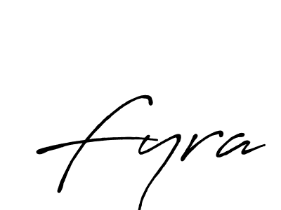 Similarly Antro_Vectra_Bolder is the best handwritten signature design. Signature creator online .You can use it as an online autograph creator for name Fyra. Fyra signature style 7 images and pictures png