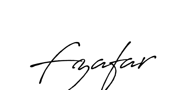 Fzafar stylish signature style. Best Handwritten Sign (Antro_Vectra_Bolder) for my name. Handwritten Signature Collection Ideas for my name Fzafar. Fzafar signature style 7 images and pictures png