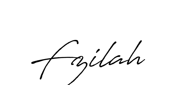 How to make Fzilah name signature. Use Antro_Vectra_Bolder style for creating short signs online. This is the latest handwritten sign. Fzilah signature style 7 images and pictures png