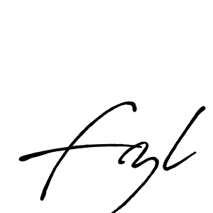 How to make Fzl name signature. Use Antro_Vectra_Bolder style for creating short signs online. This is the latest handwritten sign. Fzl signature style 7 images and pictures png
