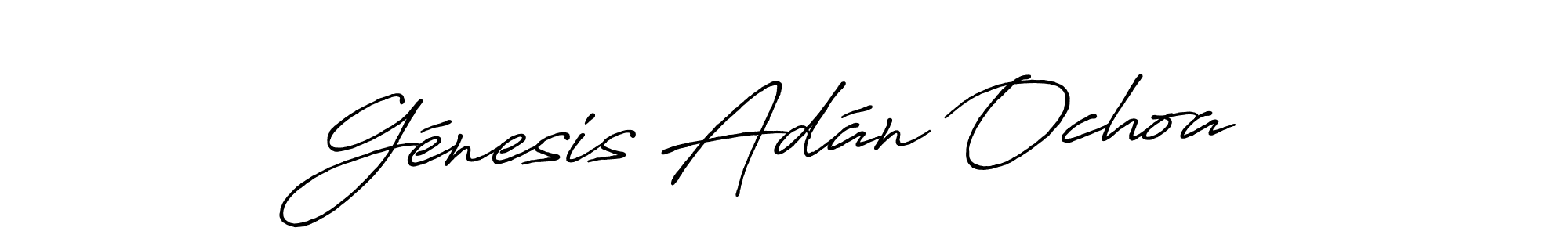 It looks lik you need a new signature style for name Génesis Adán Ochoa. Design unique handwritten (Antro_Vectra_Bolder) signature with our free signature maker in just a few clicks. Génesis Adán Ochoa signature style 7 images and pictures png