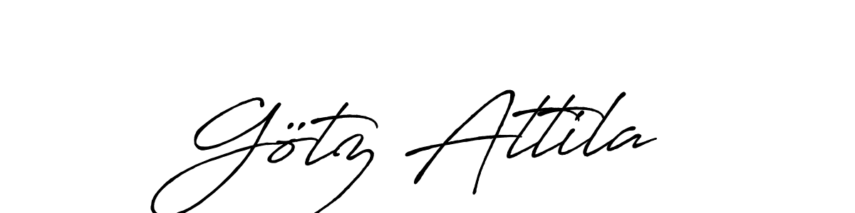 Use a signature maker to create a handwritten signature online. With this signature software, you can design (Antro_Vectra_Bolder) your own signature for name Götz Attila. Götz Attila signature style 7 images and pictures png