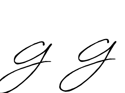 This is the best signature style for the G  G name. Also you like these signature font (Antro_Vectra_Bolder). Mix name signature. G  G signature style 7 images and pictures png