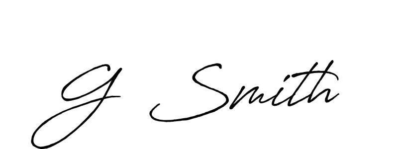You should practise on your own different ways (Antro_Vectra_Bolder) to write your name (G  Smith) in signature. don't let someone else do it for you. G  Smith signature style 7 images and pictures png