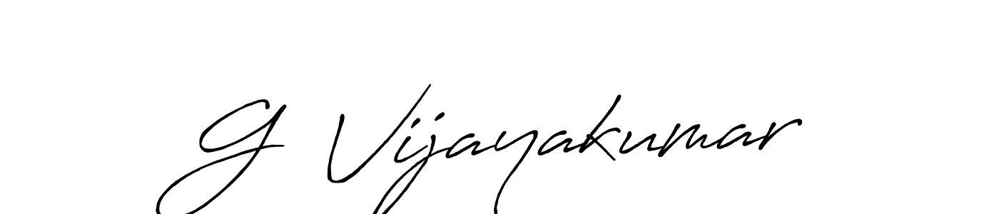 This is the best signature style for the G  Vijayakumar name. Also you like these signature font (Antro_Vectra_Bolder). Mix name signature. G  Vijayakumar signature style 7 images and pictures png