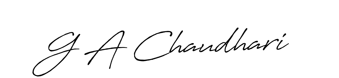This is the best signature style for the G A Chaudhari name. Also you like these signature font (Antro_Vectra_Bolder). Mix name signature. G A Chaudhari signature style 7 images and pictures png