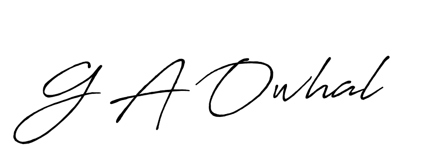 It looks lik you need a new signature style for name G A Owhal. Design unique handwritten (Antro_Vectra_Bolder) signature with our free signature maker in just a few clicks. G A Owhal signature style 7 images and pictures png