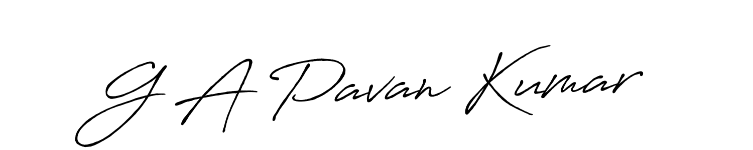 Also You can easily find your signature by using the search form. We will create G A Pavan Kumar name handwritten signature images for you free of cost using Antro_Vectra_Bolder sign style. G A Pavan Kumar signature style 7 images and pictures png