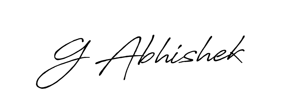 It looks lik you need a new signature style for name G Abhishek. Design unique handwritten (Antro_Vectra_Bolder) signature with our free signature maker in just a few clicks. G Abhishek signature style 7 images and pictures png