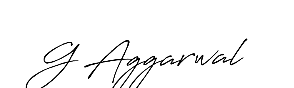 Also we have G Aggarwal name is the best signature style. Create professional handwritten signature collection using Antro_Vectra_Bolder autograph style. G Aggarwal signature style 7 images and pictures png