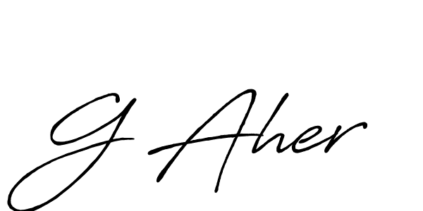 Once you've used our free online signature maker to create your best signature Antro_Vectra_Bolder style, it's time to enjoy all of the benefits that G Aher name signing documents. G Aher signature style 7 images and pictures png