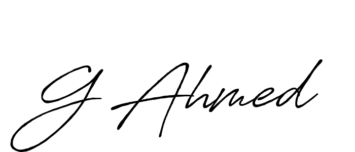 The best way (Antro_Vectra_Bolder) to make a short signature is to pick only two or three words in your name. The name G Ahmed include a total of six letters. For converting this name. G Ahmed signature style 7 images and pictures png
