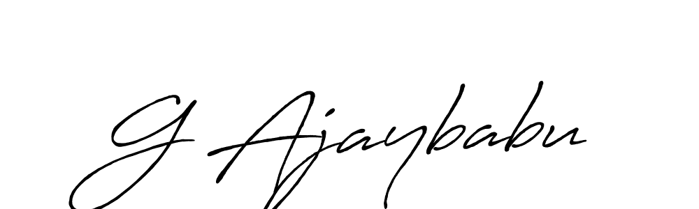How to Draw G Ajaybabu signature style? Antro_Vectra_Bolder is a latest design signature styles for name G Ajaybabu. G Ajaybabu signature style 7 images and pictures png