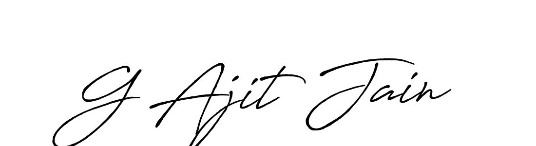 Also we have G Ajit Jain name is the best signature style. Create professional handwritten signature collection using Antro_Vectra_Bolder autograph style. G Ajit Jain signature style 7 images and pictures png