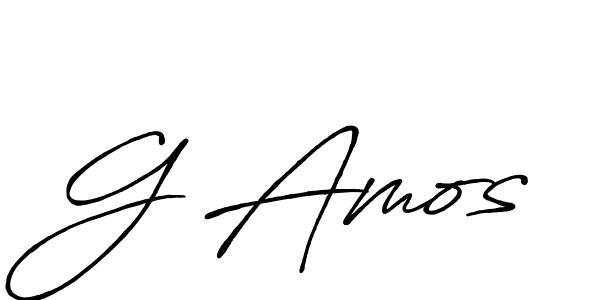 Use a signature maker to create a handwritten signature online. With this signature software, you can design (Antro_Vectra_Bolder) your own signature for name G Amos. G Amos signature style 7 images and pictures png