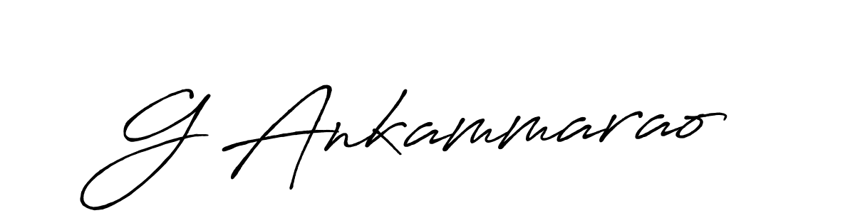 Make a short G Ankammarao signature style. Manage your documents anywhere anytime using Antro_Vectra_Bolder. Create and add eSignatures, submit forms, share and send files easily. G Ankammarao signature style 7 images and pictures png