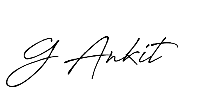 Use a signature maker to create a handwritten signature online. With this signature software, you can design (Antro_Vectra_Bolder) your own signature for name G Ankit. G Ankit signature style 7 images and pictures png