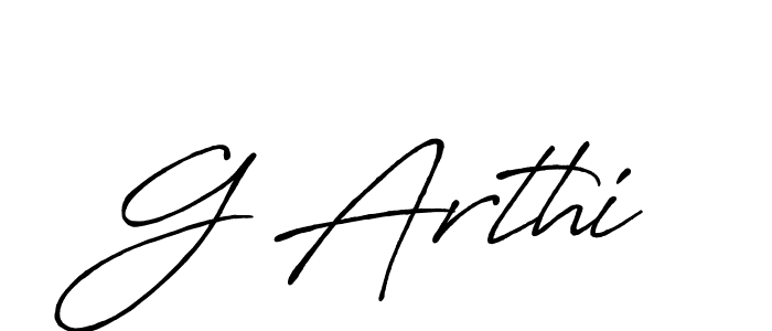 You can use this online signature creator to create a handwritten signature for the name G Arthi. This is the best online autograph maker. G Arthi signature style 7 images and pictures png