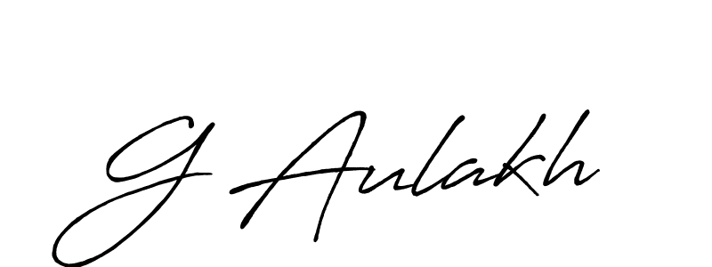 G Aulakh stylish signature style. Best Handwritten Sign (Antro_Vectra_Bolder) for my name. Handwritten Signature Collection Ideas for my name G Aulakh. G Aulakh signature style 7 images and pictures png