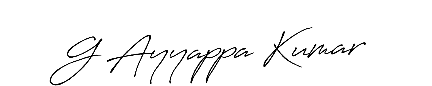 if you are searching for the best signature style for your name G Ayyappa Kumar. so please give up your signature search. here we have designed multiple signature styles  using Antro_Vectra_Bolder. G Ayyappa Kumar signature style 7 images and pictures png