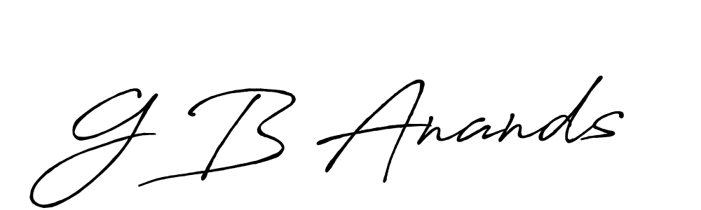 It looks lik you need a new signature style for name G B Anands. Design unique handwritten (Antro_Vectra_Bolder) signature with our free signature maker in just a few clicks. G B Anands signature style 7 images and pictures png