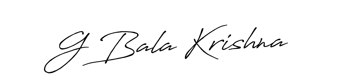 Also we have G Bala Krishna name is the best signature style. Create professional handwritten signature collection using Antro_Vectra_Bolder autograph style. G Bala Krishna signature style 7 images and pictures png