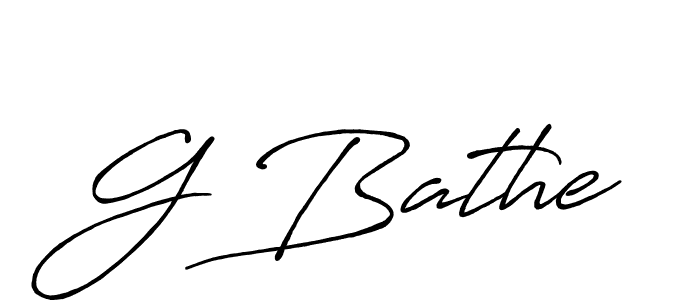 It looks lik you need a new signature style for name G Bathe. Design unique handwritten (Antro_Vectra_Bolder) signature with our free signature maker in just a few clicks. G Bathe signature style 7 images and pictures png
