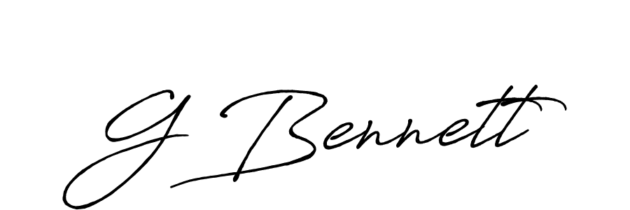 Make a beautiful signature design for name G Bennett. Use this online signature maker to create a handwritten signature for free. G Bennett signature style 7 images and pictures png
