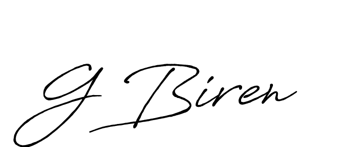 It looks lik you need a new signature style for name G Biren. Design unique handwritten (Antro_Vectra_Bolder) signature with our free signature maker in just a few clicks. G Biren signature style 7 images and pictures png