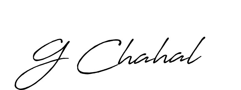 How to Draw G Chahal signature style? Antro_Vectra_Bolder is a latest design signature styles for name G Chahal. G Chahal signature style 7 images and pictures png