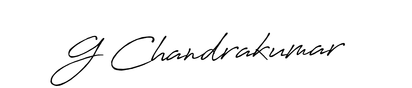 Also we have G Chandrakumar name is the best signature style. Create professional handwritten signature collection using Antro_Vectra_Bolder autograph style. G Chandrakumar signature style 7 images and pictures png