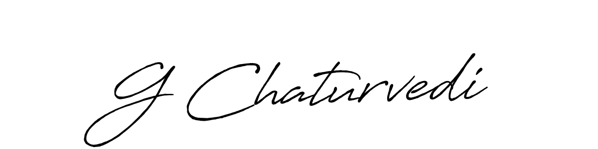 if you are searching for the best signature style for your name G Chaturvedi. so please give up your signature search. here we have designed multiple signature styles  using Antro_Vectra_Bolder. G Chaturvedi signature style 7 images and pictures png