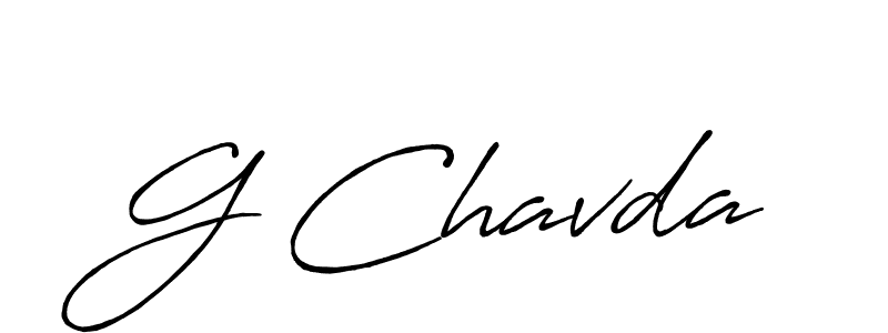 Once you've used our free online signature maker to create your best signature Antro_Vectra_Bolder style, it's time to enjoy all of the benefits that G Chavda name signing documents. G Chavda signature style 7 images and pictures png