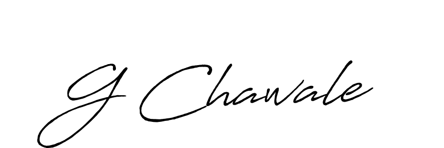 Also You can easily find your signature by using the search form. We will create G Chawale name handwritten signature images for you free of cost using Antro_Vectra_Bolder sign style. G Chawale signature style 7 images and pictures png