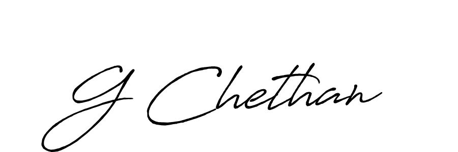 How to make G Chethan signature? Antro_Vectra_Bolder is a professional autograph style. Create handwritten signature for G Chethan name. G Chethan signature style 7 images and pictures png