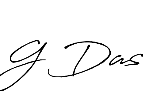 G Das stylish signature style. Best Handwritten Sign (Antro_Vectra_Bolder) for my name. Handwritten Signature Collection Ideas for my name G Das. G Das signature style 7 images and pictures png