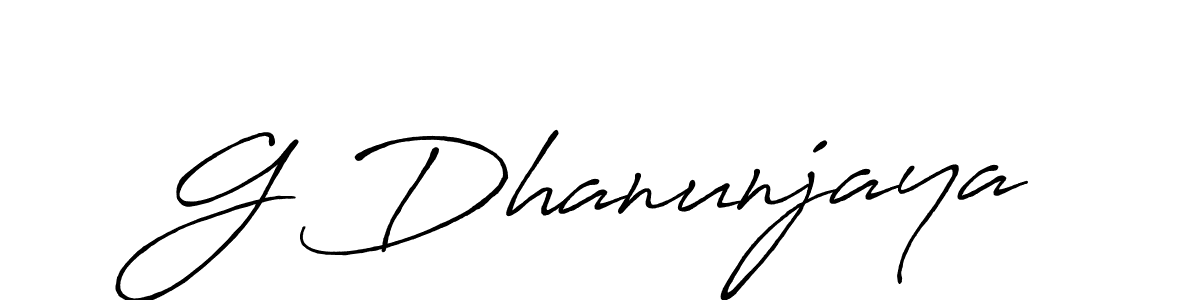Once you've used our free online signature maker to create your best signature Antro_Vectra_Bolder style, it's time to enjoy all of the benefits that G Dhanunjaya name signing documents. G Dhanunjaya signature style 7 images and pictures png